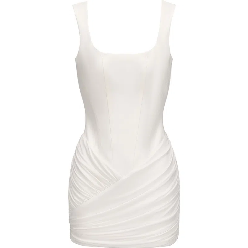 NANA JACQUELINE Summer Herringbone Waist Dress