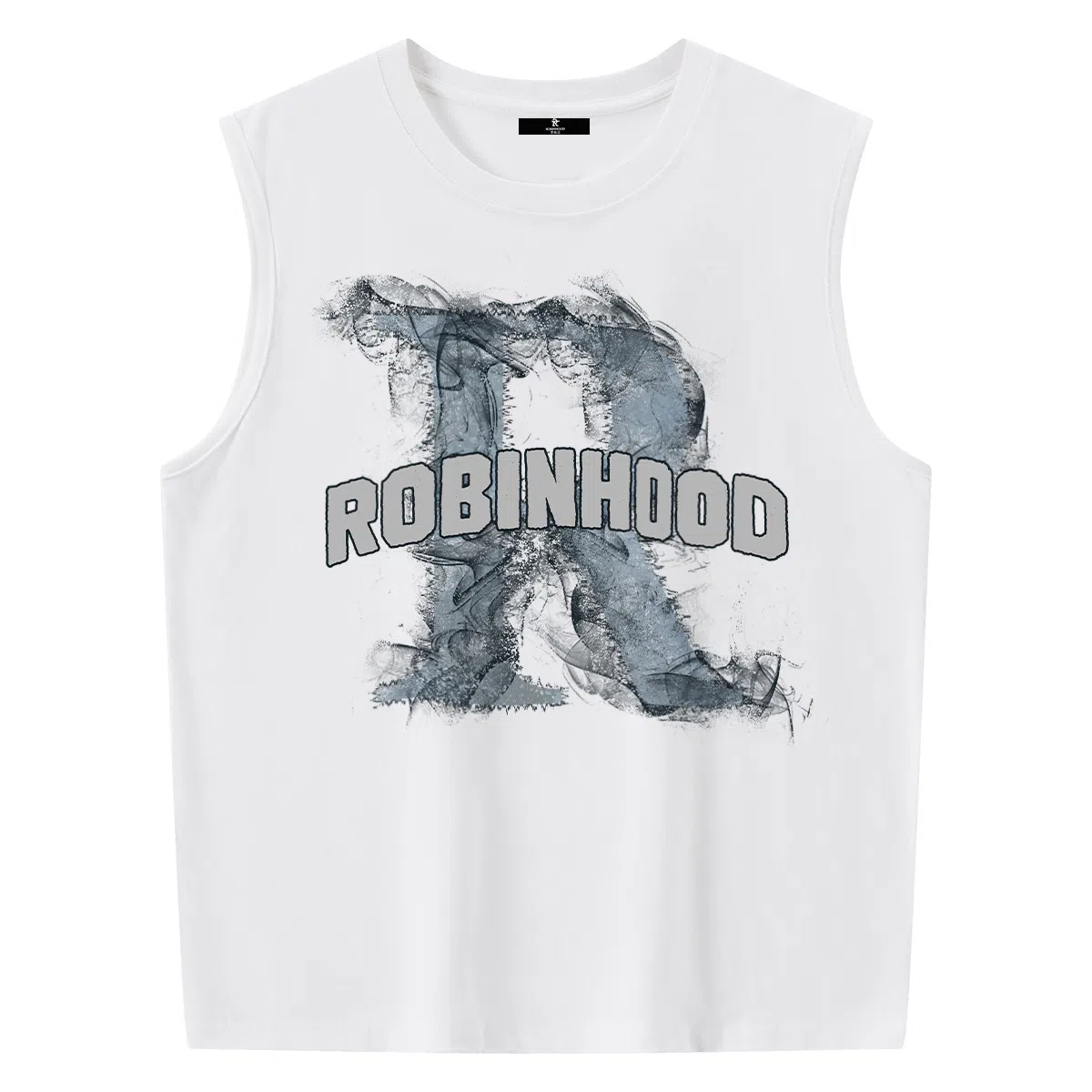 ROBINHOOD Logo Print Sleeveless Tee