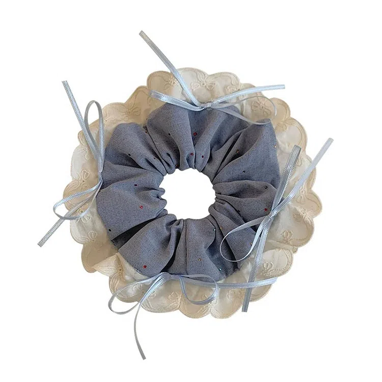 希铃 芭蕾风蝴蝶结 蕾丝 头绳 女款