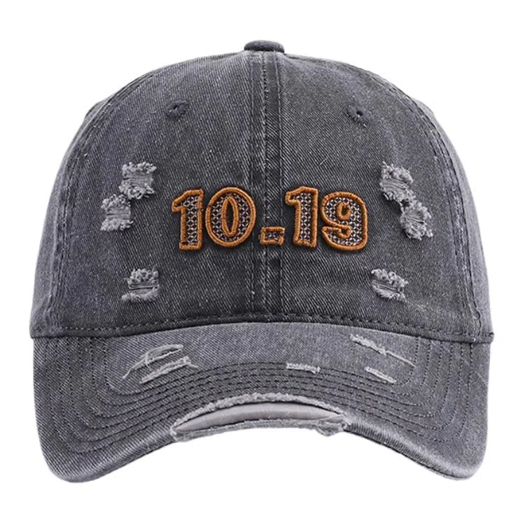 艾佳微 深顶大头围复古美式做旧软顶刺绣字母韩版百搭宽檐户外遮阳显白显脸小 棉 鸭舌帽 男女同款情侣款