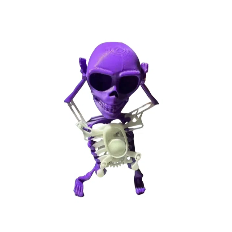 咕轹 骷髅头会跳舞 玩具