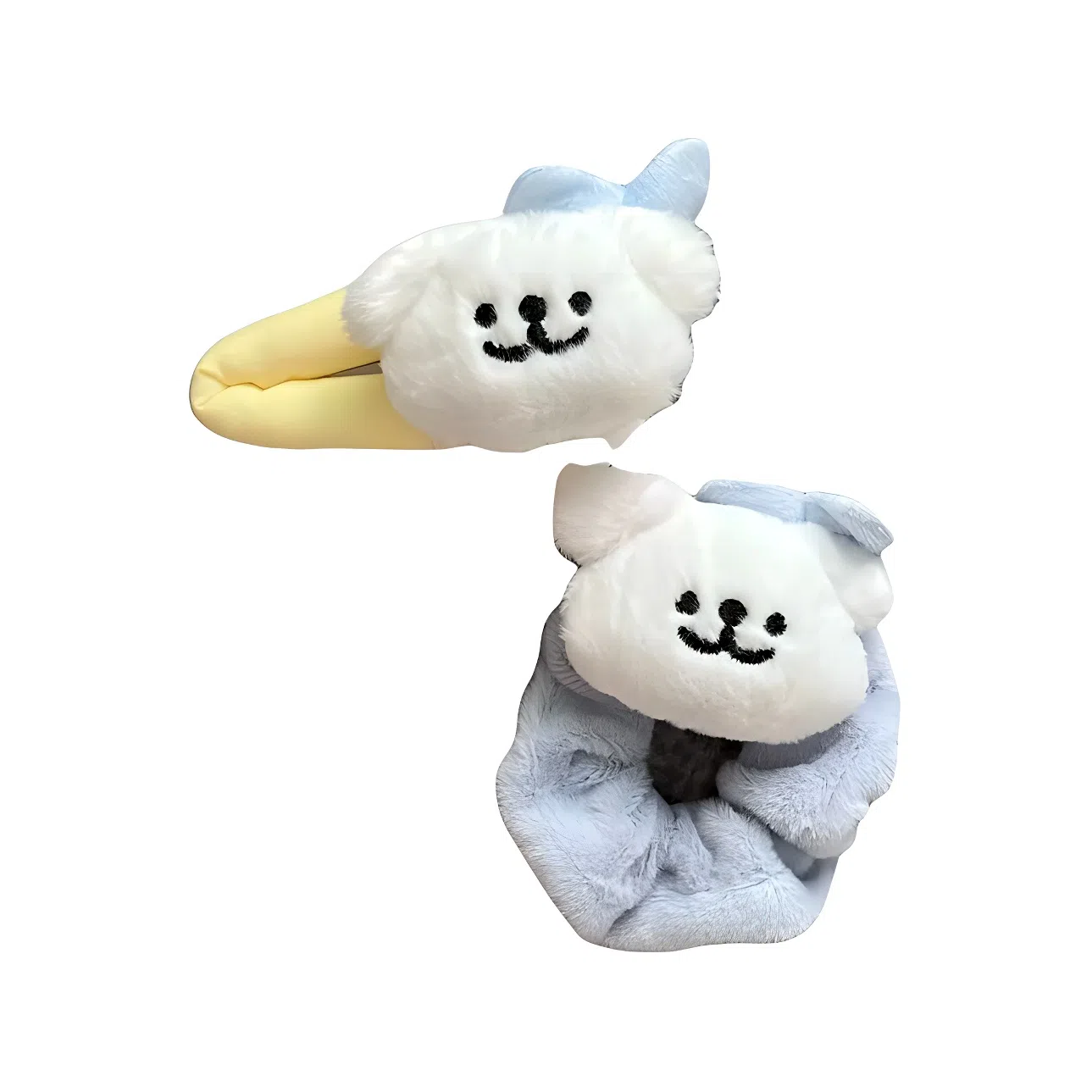 希铃 卡通甜美 金丝绒 发夹 女款