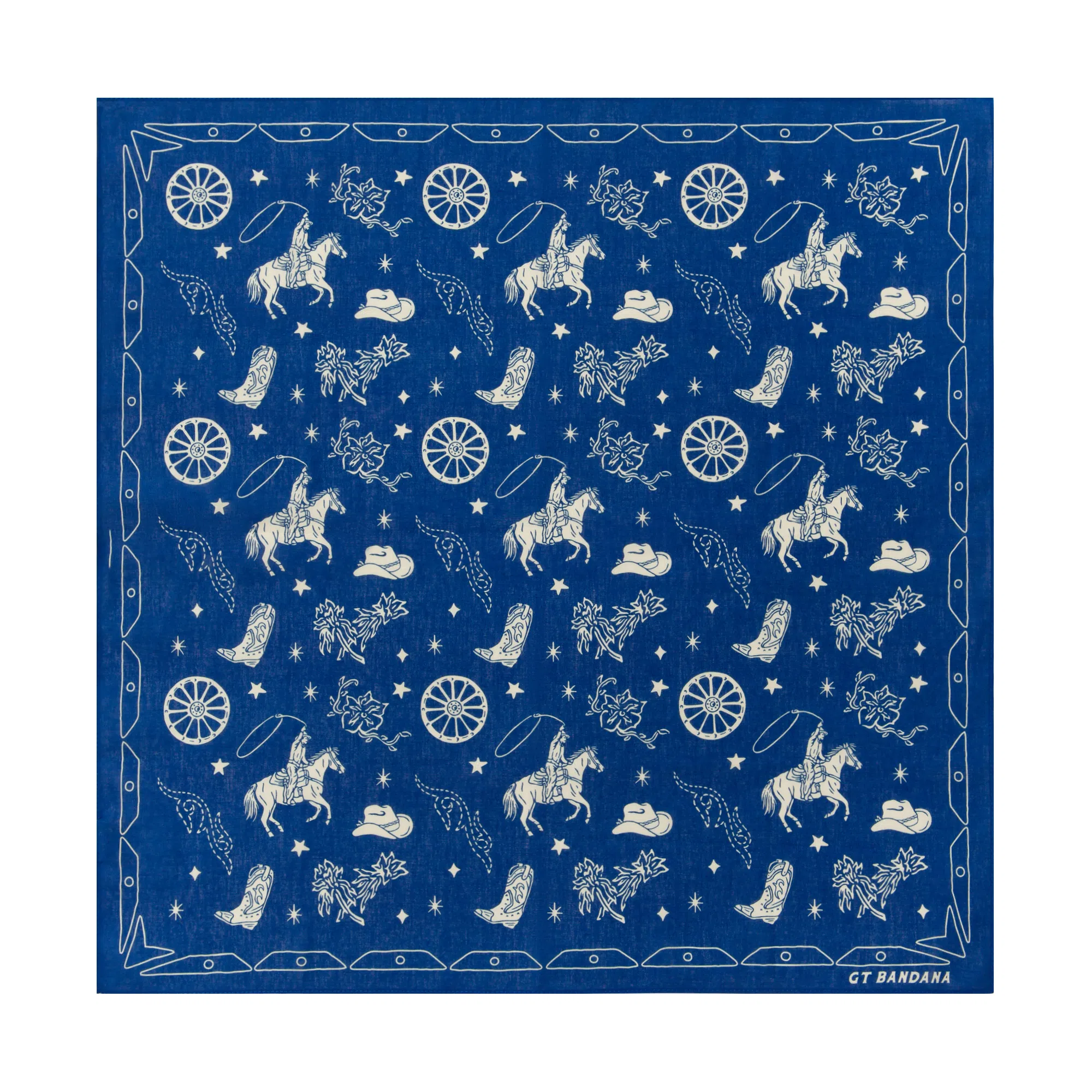 滚烫时光 牛仔元素 棉 头巾 男女同款情侣款