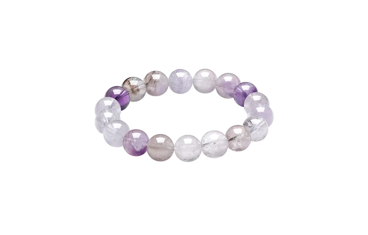 【智慧之石】 周六福 九紫离火 好运降临精致小众百搭上岸顺利天然 白水晶 手串 女款