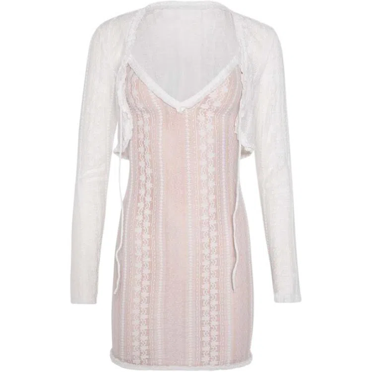 Tiger Mist Sopha Two Piece Dress White