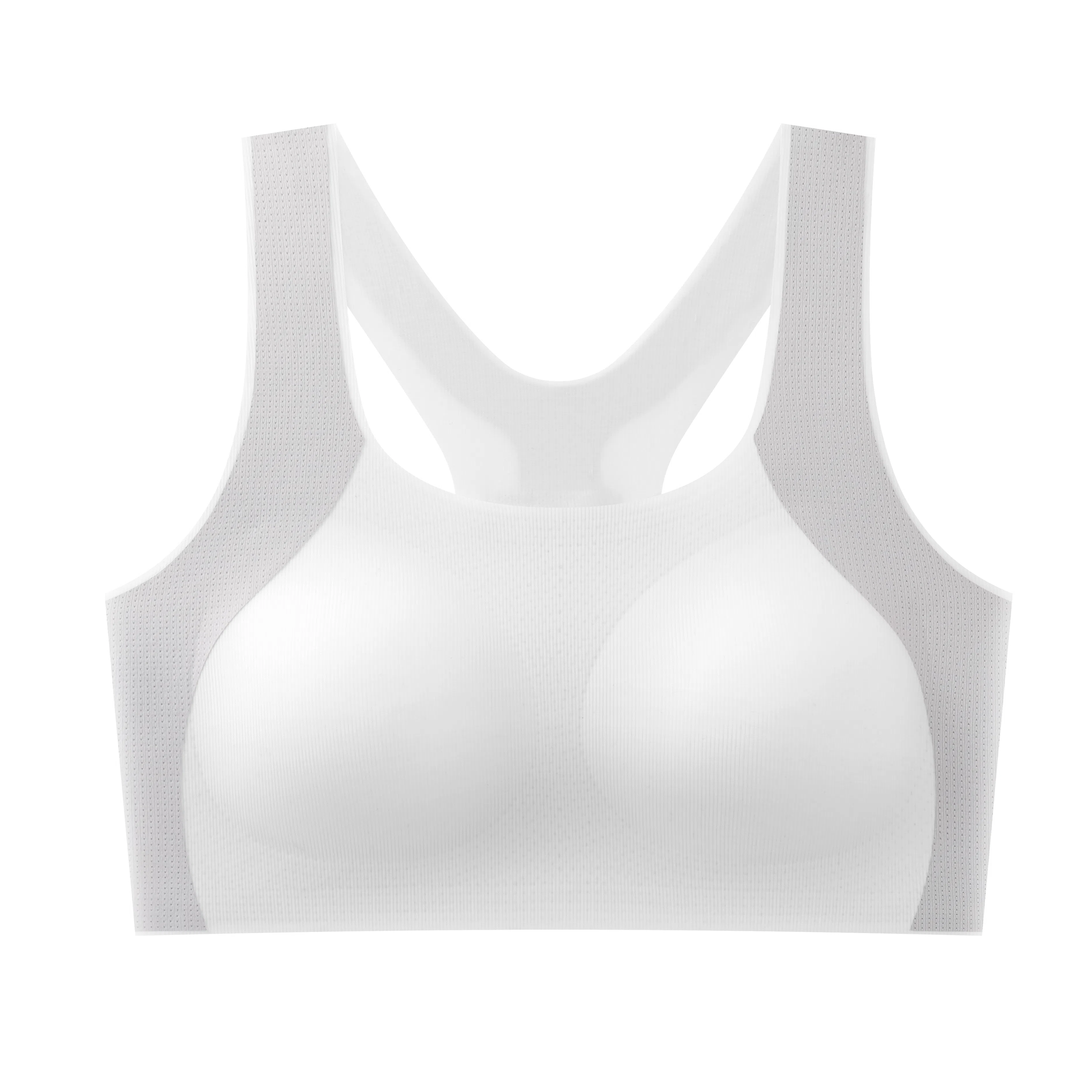 二三二三 透气吸汗防下垂胸罩亲肤柔软抑菌舒适侧收副乳内衣撞色简约时尚百搭日常通勤文胸 女款