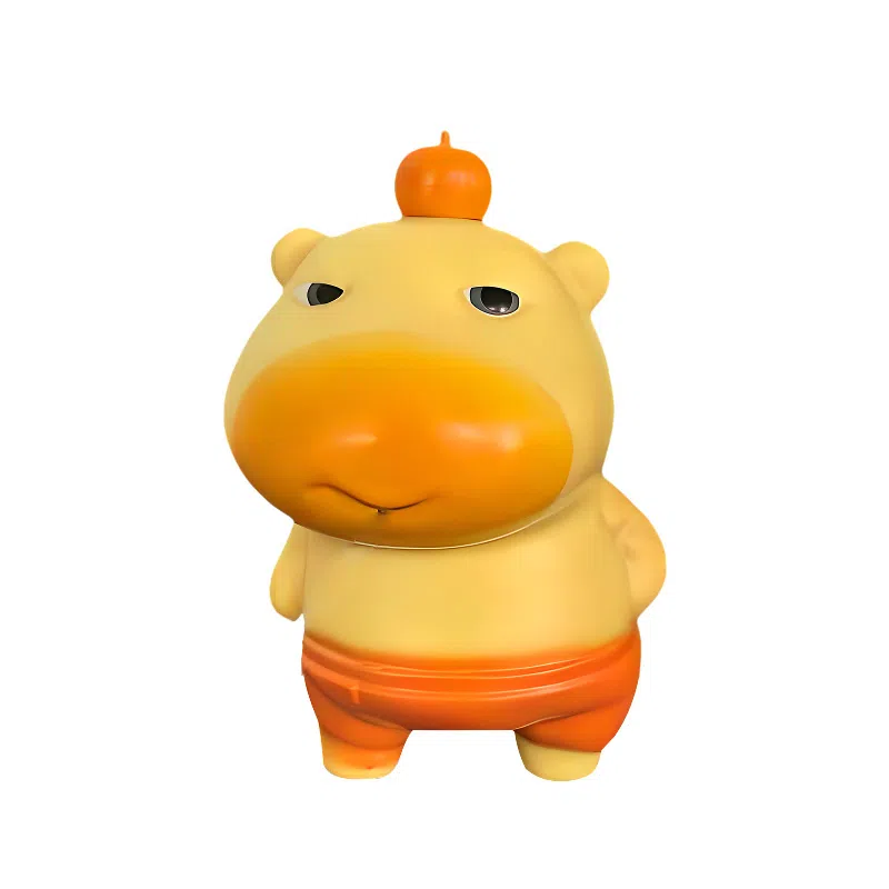 一点潮玩 水豚噜噜小水枪 萌趣手动按压式夏季打水仗手持 玩具