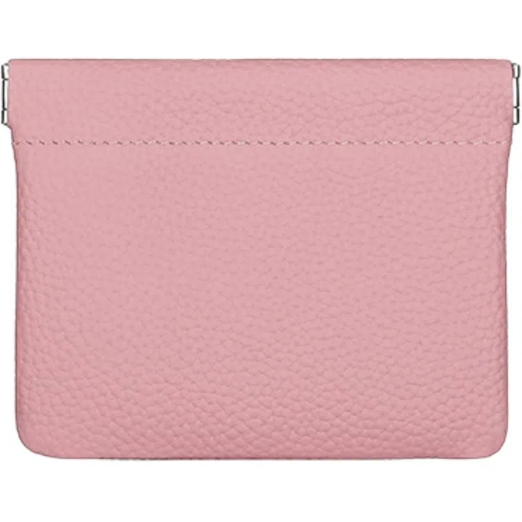 歌若拉 自动封口真皮硬币袋弹力闭合小众耳机数据线收纳 头层牛皮 零钱包 男女同款情侣款 多色