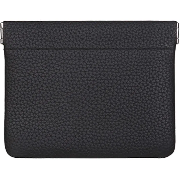 歌若拉 自动封口真皮硬币袋弹力闭合小众耳机数据线收纳 头层牛皮 零钱包 男女同款情侣款 多色