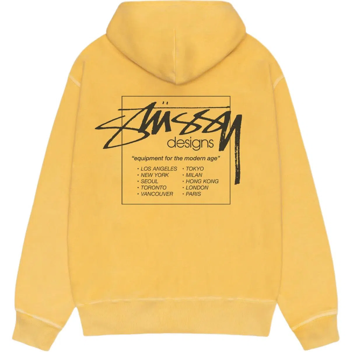 Stussy SS25 MODERN AGE HOODIE PIGMENT DYED logo