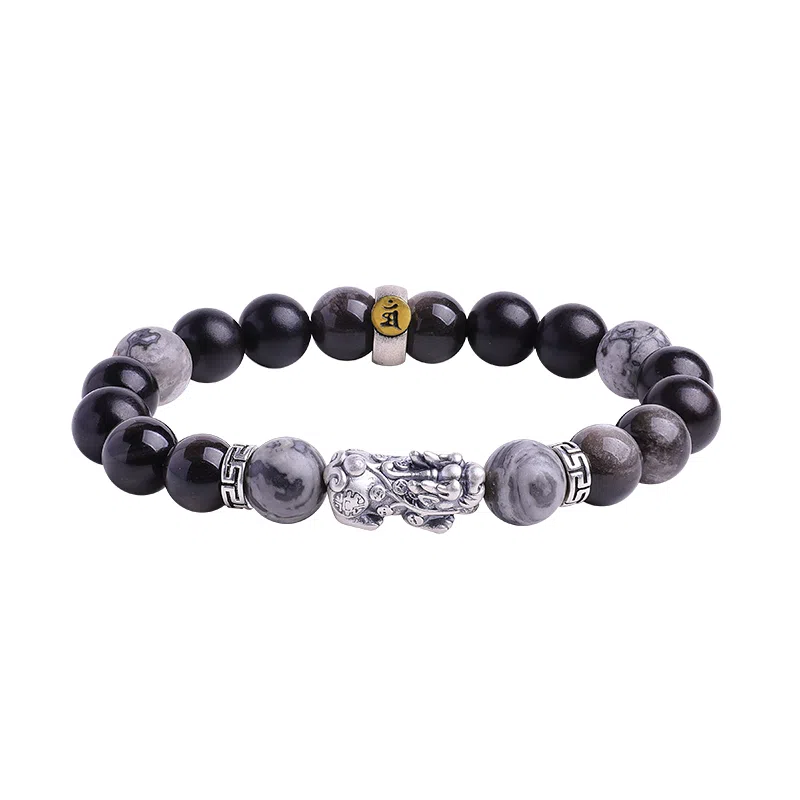 木盛缘 【八大守护神  招财纳福】 黑檀 手串 男女同款情侣款