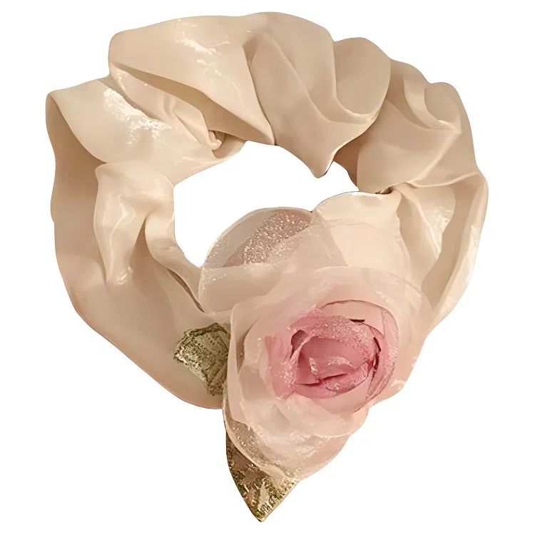 希铃 干枯玫瑰超仙氛围感森系仙美 网纱 发圈 女款