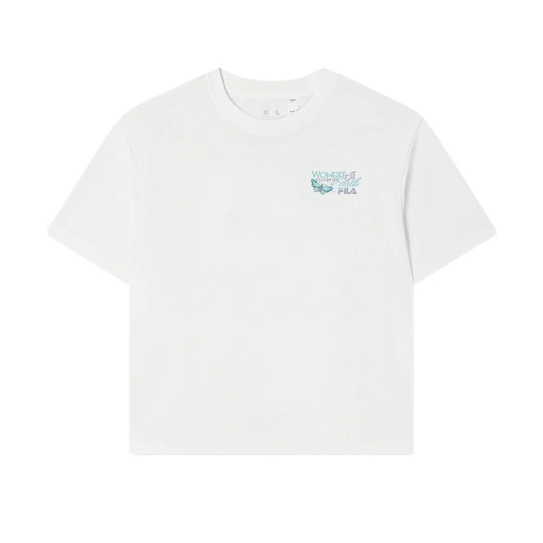 FILA x M.C.ESCHER HERITAGE logo SS25T -WT