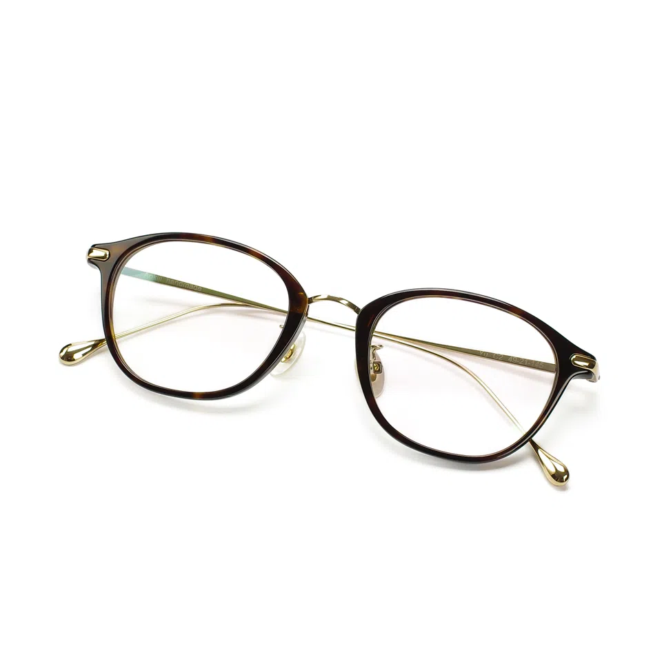 【可配度数】 青雉作 日杂精致感高定贝母鼻托细边近视眼镜手工镜框高颜值小框清冷感 β钛板材 椭圆形 光学镜架 女款 玳瑁色日本灰黑色