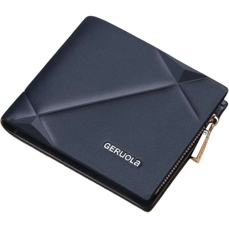 歌若拉 菱形设计驾驶证卡包三合一商务实用防盗刷 头层牛皮 钱包 男款 多色