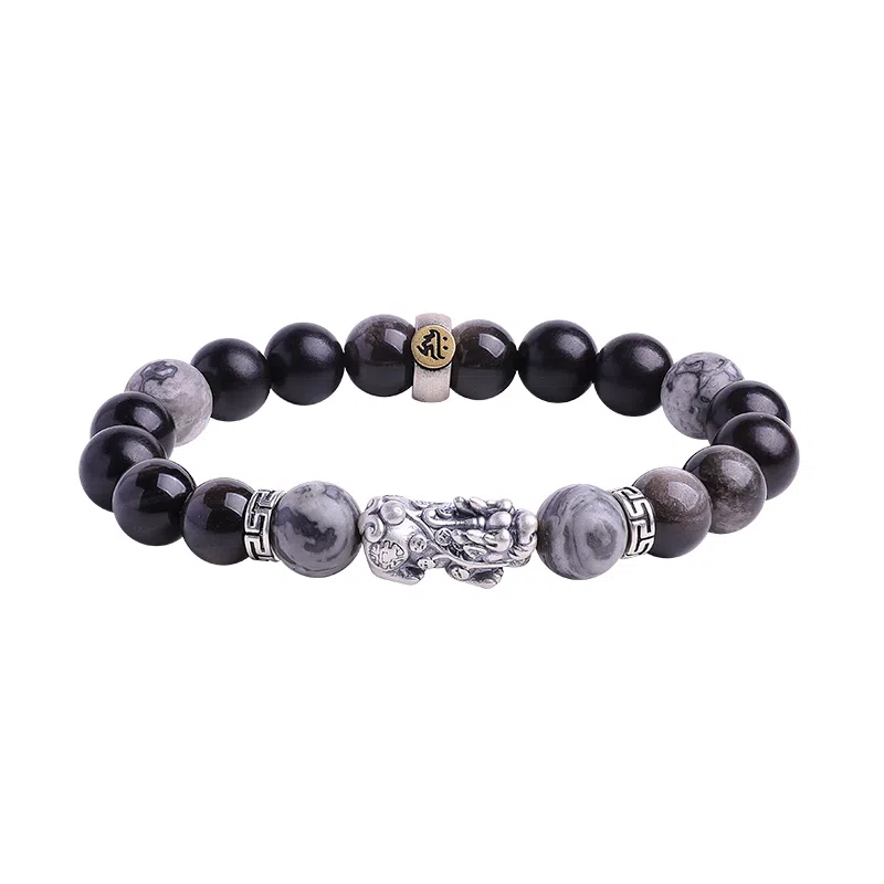 木盛缘 【八大守护神  招财纳福】 黑檀 手串 男女同款情侣款