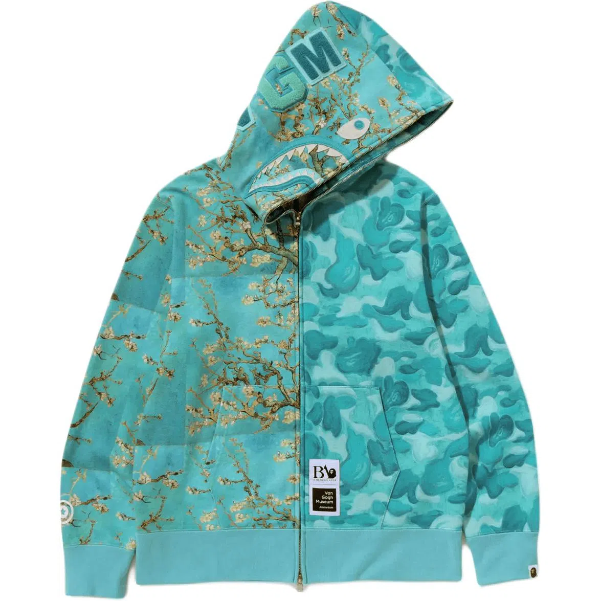BAPE x Van Gogh Museum Shark Hoodie