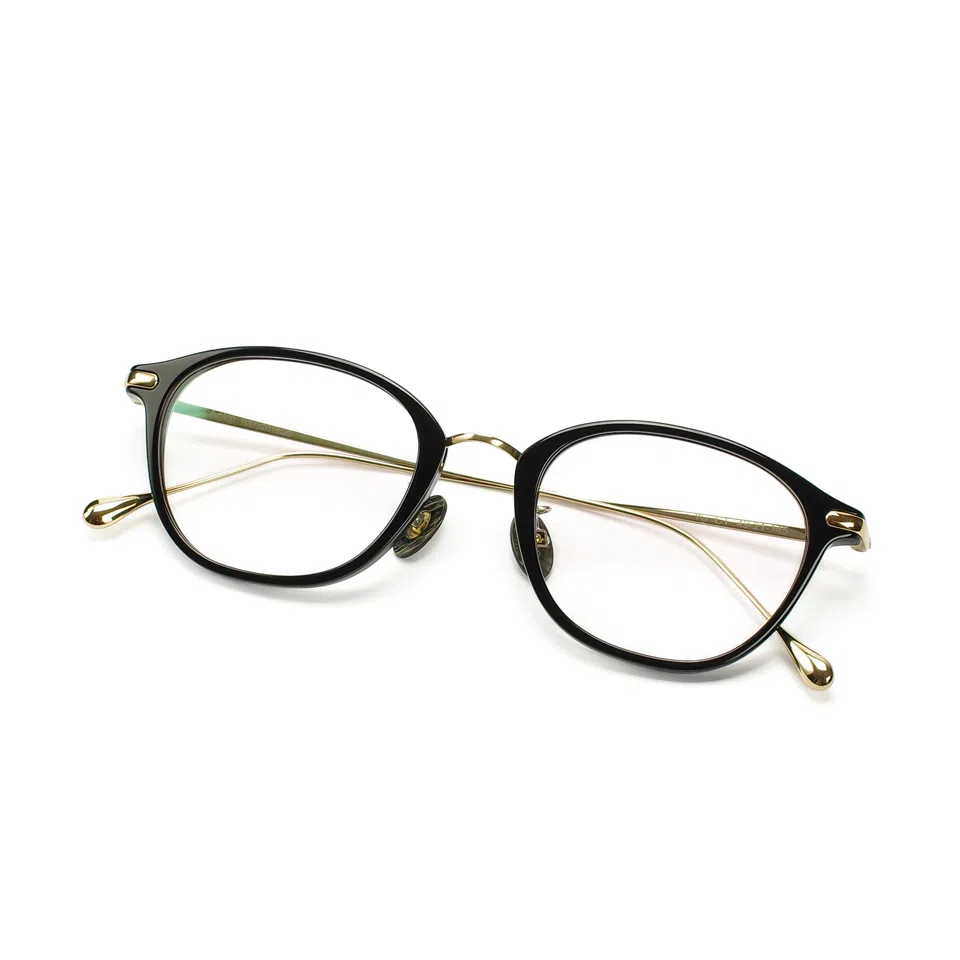 【可配度数】 青雉作 日杂精致感高定贝母鼻托细边近视眼镜手工镜框高颜值小框清冷感 β钛板材 椭圆形 光学镜架 女款 玳瑁色日本灰黑色