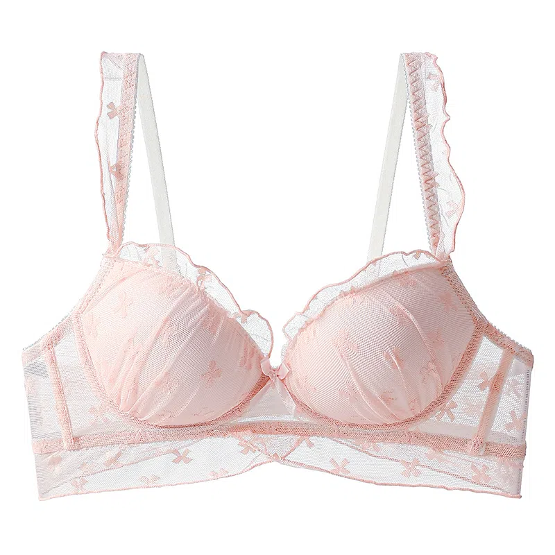 欧迪芬 舒适轻薄透气上托聚拢有型立体防下垂收副乳小胸显大美背清凉感夏季文胸 女款