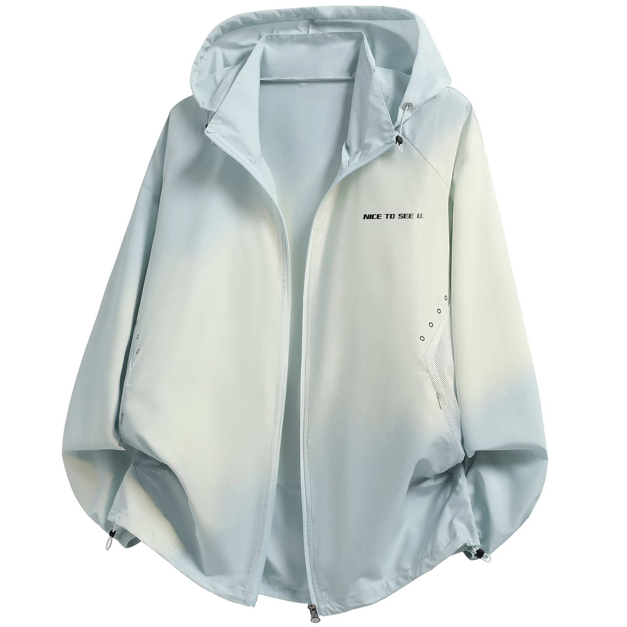 王者荣耀 山系户外凉感吸湿排汗薄款外套户外运动训练跑步亲肤舒适开衫休闲宽松纯色连帽防晒服 男女同款