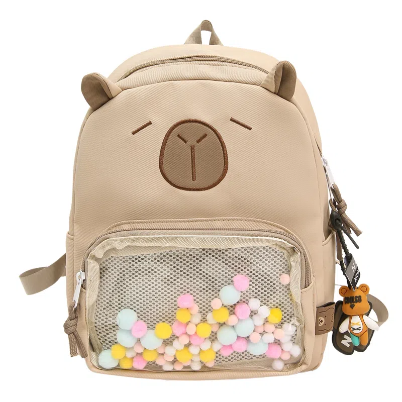 垣途者 卡通动漫搞怪动物 尼龙 双肩包 女款 多色