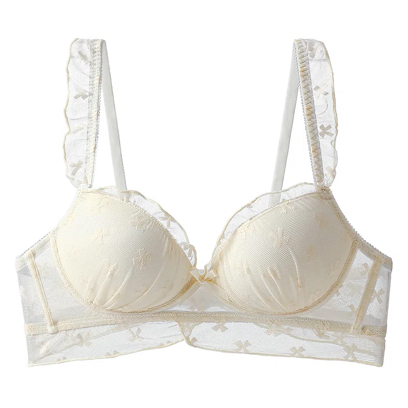 欧迪芬 舒适轻薄透气上托聚拢有型立体防下垂收副乳小胸显大美背清凉感夏季文胸 女款