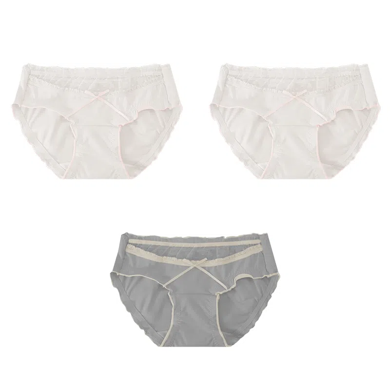 欧迪芬 纯棉亲肤透气舒适活泼可爱洛丽塔公主风少女心内裤 女款