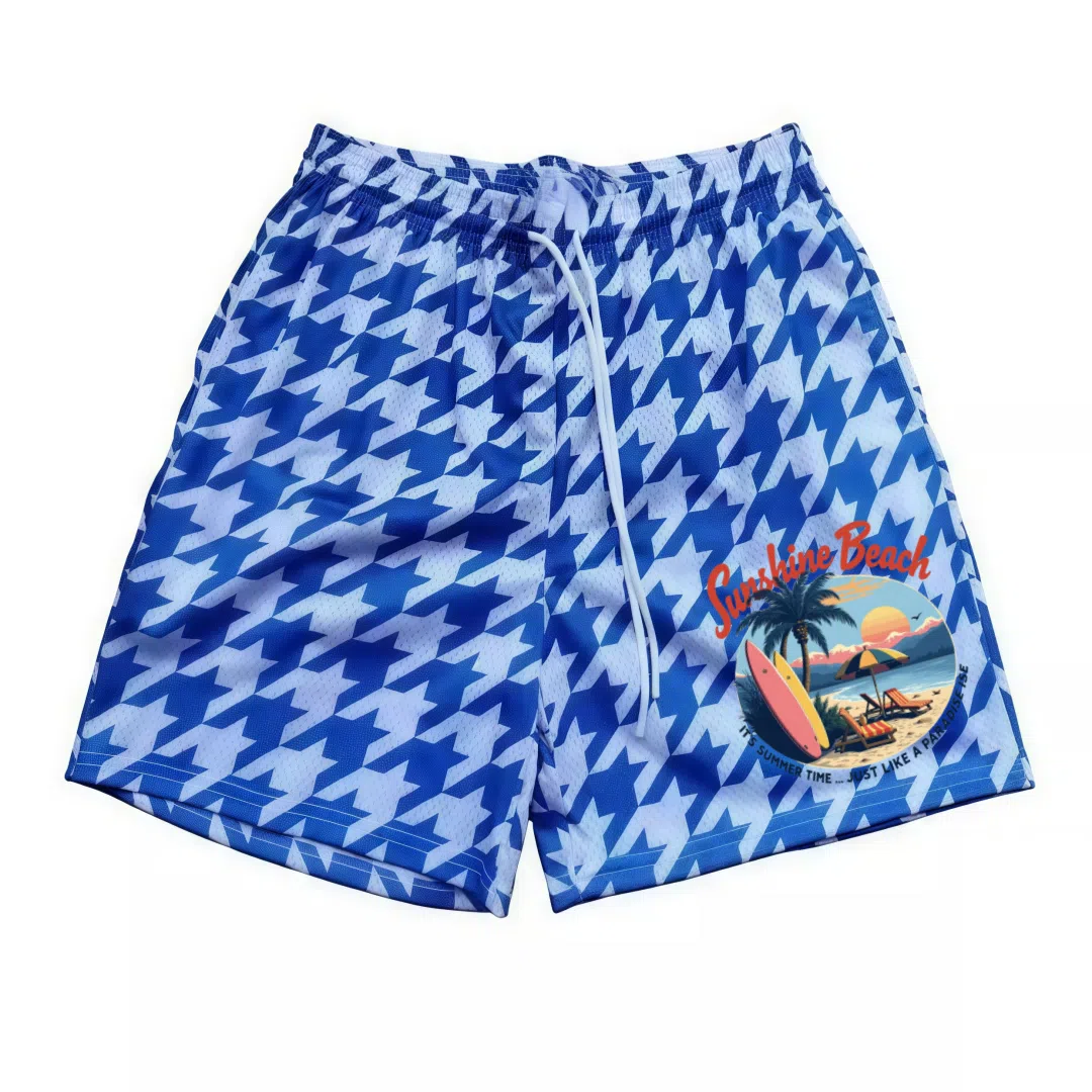 IXXAT Houndstooth Mesh Shorts