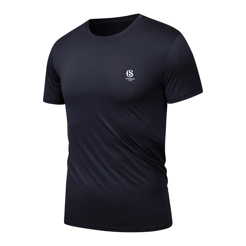 暴走的萝莉 超大弹力网孔透气品牌设计圆领运动跑步训练短袖亲肤篮球衣 男女同款