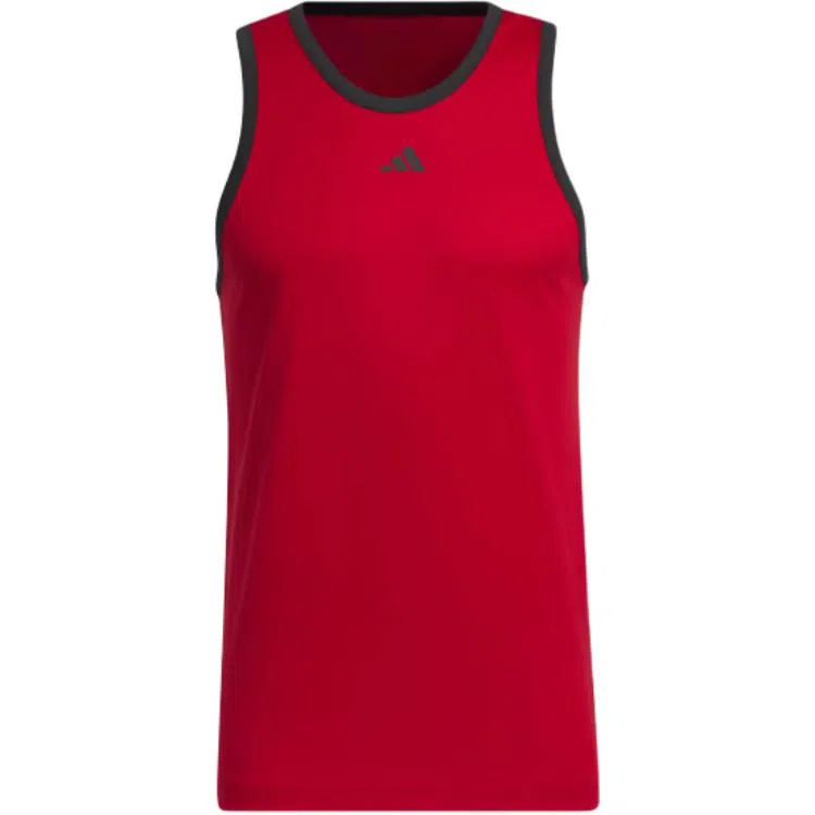 adidas Legends Basketball 3-Stripes Tank Top Logo