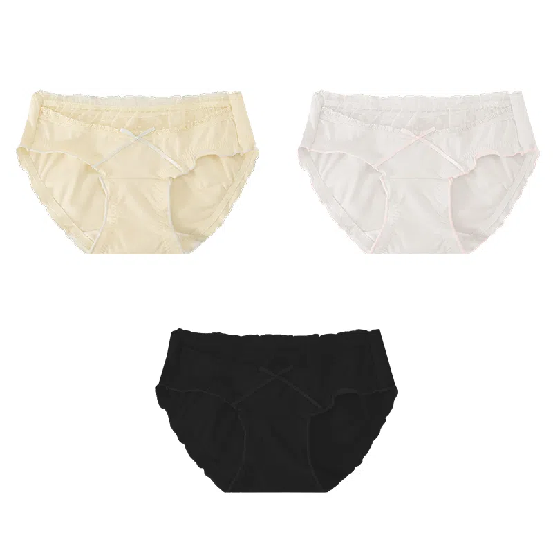 欧迪芬 纯棉亲肤透气舒适活泼可爱洛丽塔公主风少女心内裤 女款