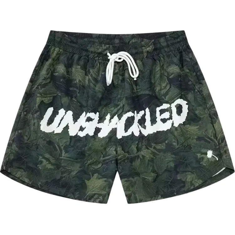 美式复古潮牌四季透气速干休闲运动短裤篮球裤 男女同款