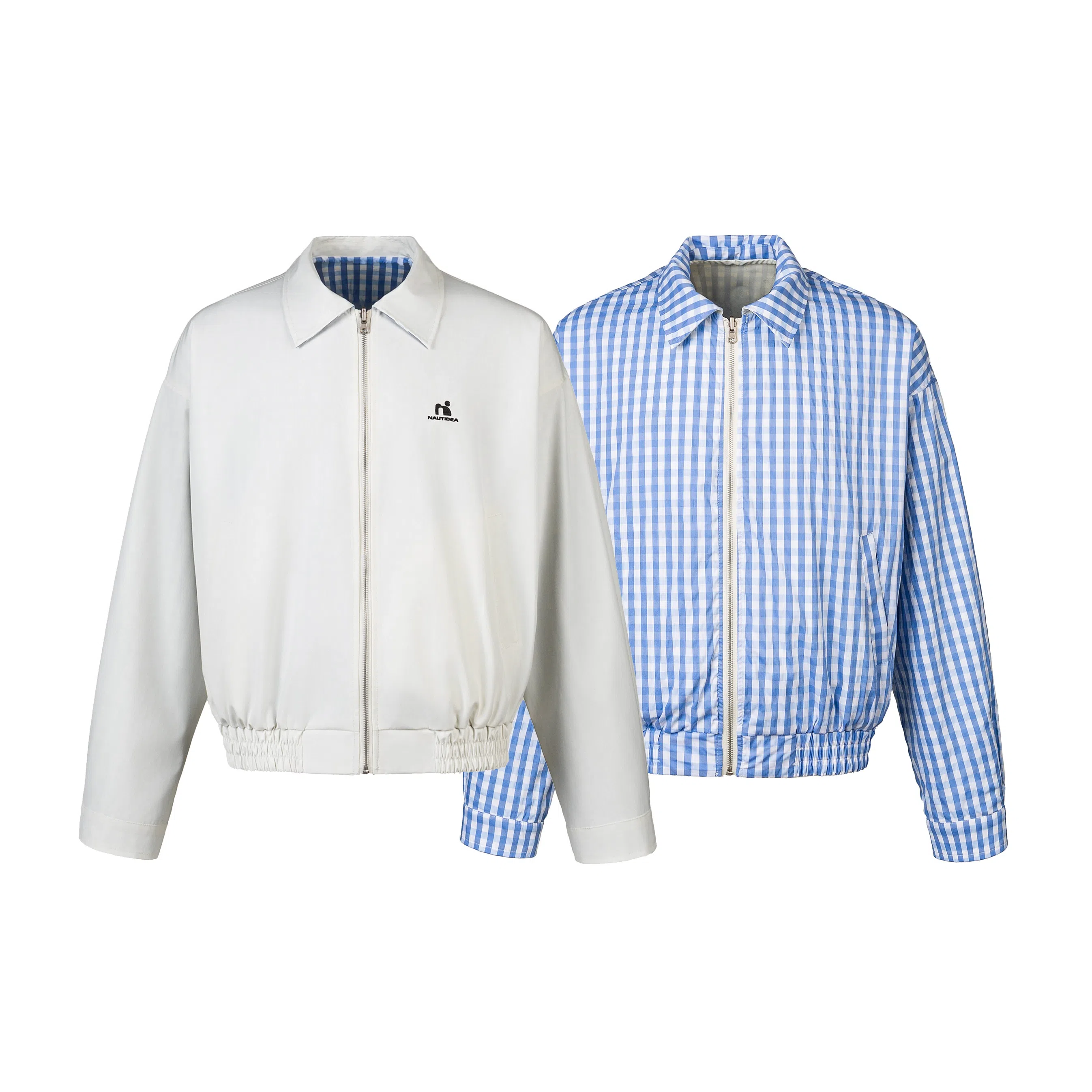 NANDCHN Reversible Plaid Jacket