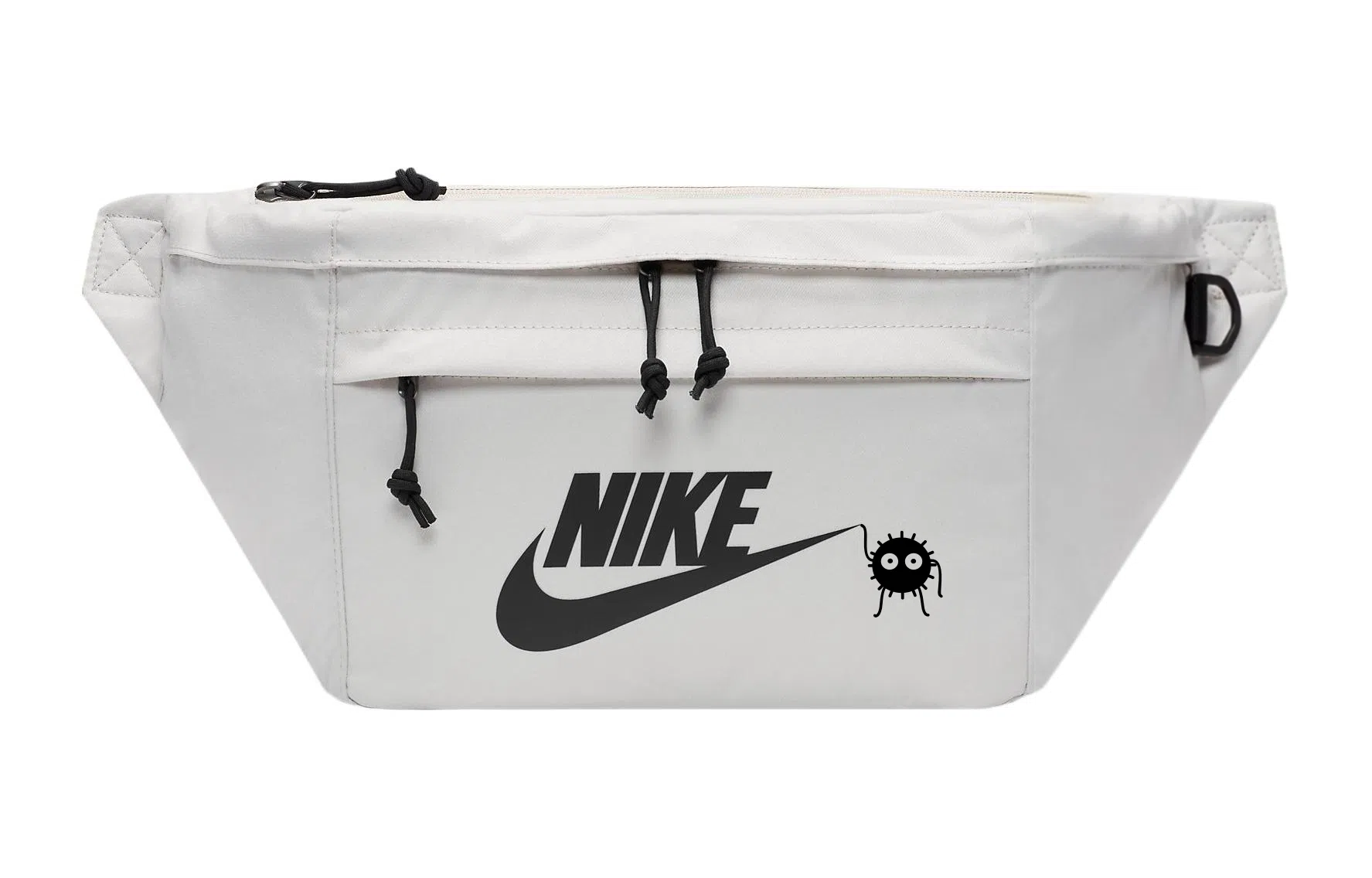 Nike Basic Large Logo Sling Bag Bone