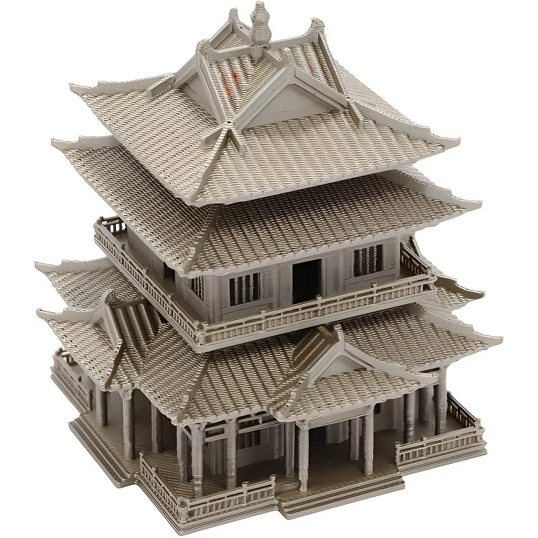 西瓜藤 亭台楼阁 成品模型