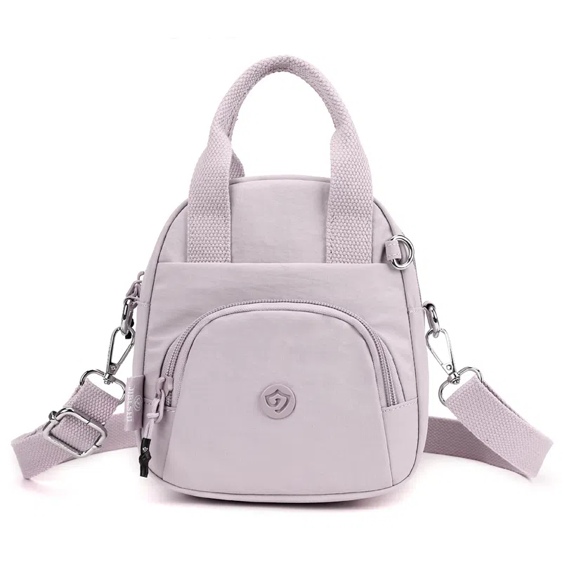 捷朗仕 设计感时尚通勤 尼龙 单肩手提包 小号 女款 多色