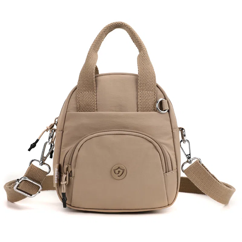 捷朗仕 设计感时尚通勤 尼龙 单肩手提包 小号 女款 多色