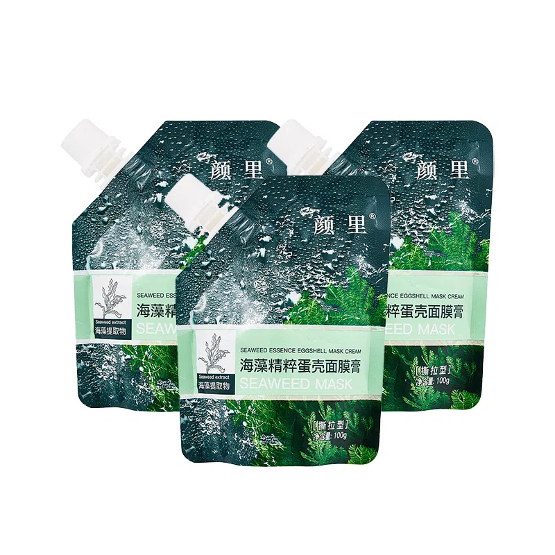 颜里 海藻精粹蛋壳面膜膏 保湿