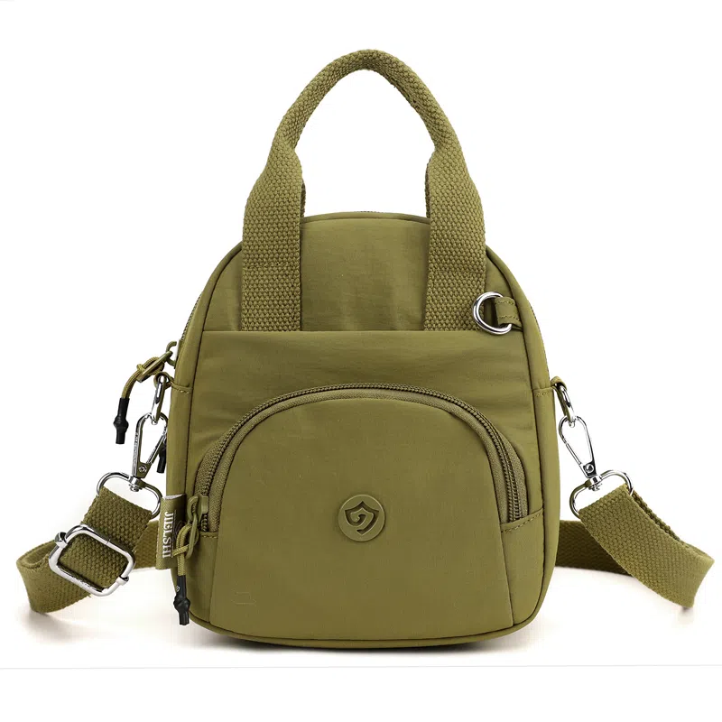 捷朗仕 设计感时尚通勤 尼龙 单肩手提包 小号 女款 多色