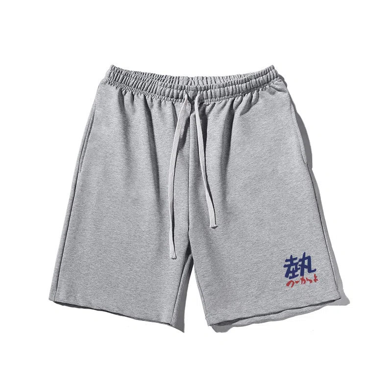 乱步 美式宽松潮牌运动透气休闲短裤 男女同款