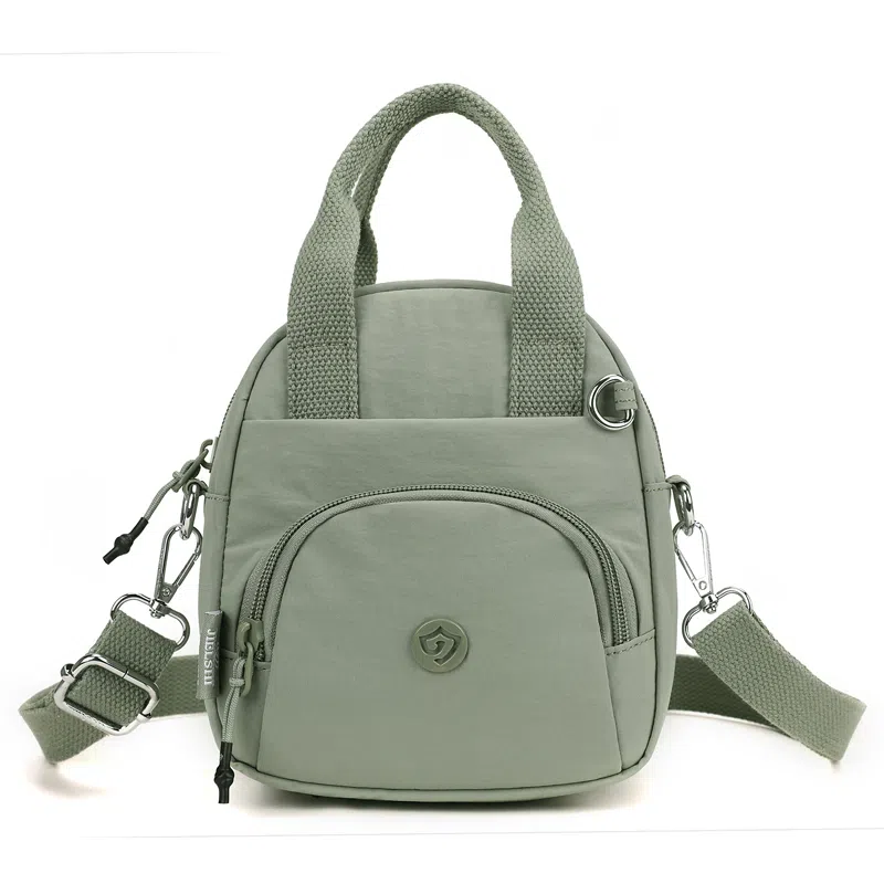 捷朗仕 设计感时尚通勤 尼龙 单肩手提包 小号 女款 多色