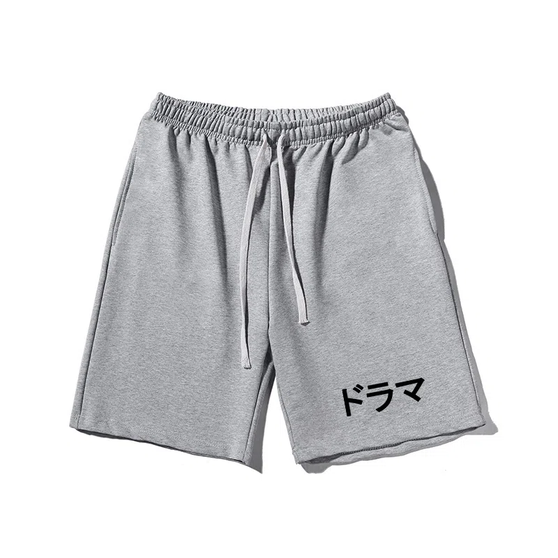 乱步 潮流运动宽松五分裤街头百搭卫裤青少年学生休闲短裤 男女同款