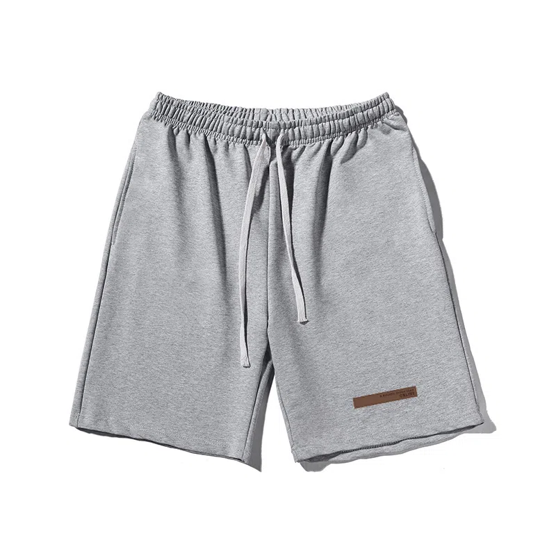 乱步 简约舒适透气百搭系带休闲短裤 男女同款