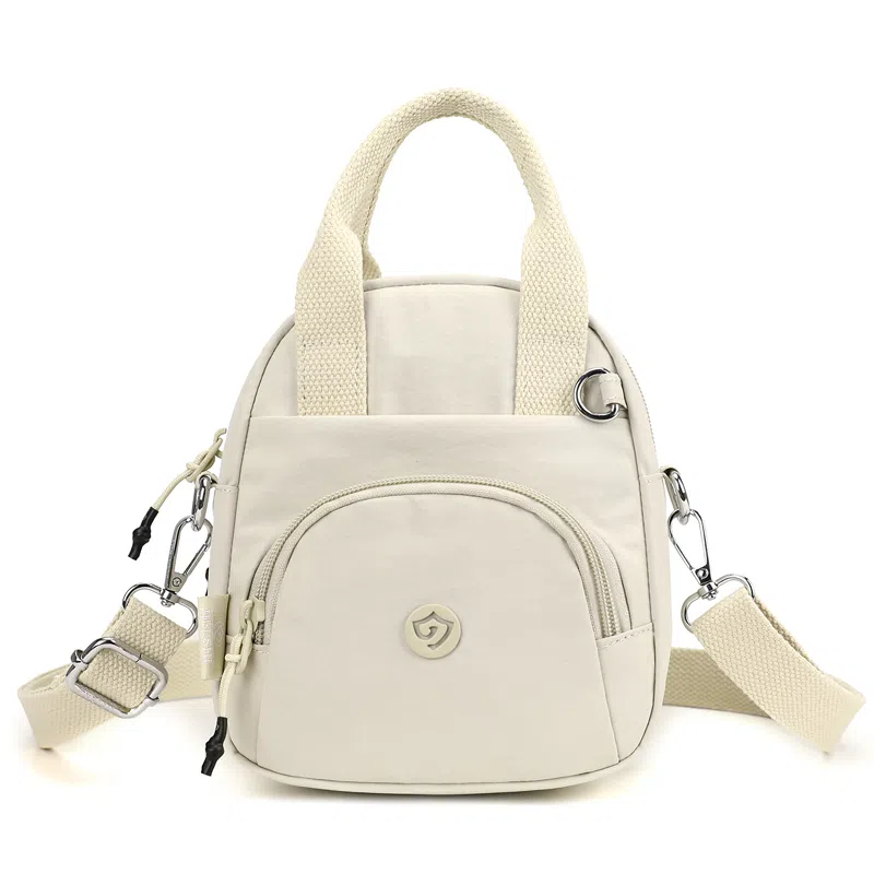 捷朗仕 设计感时尚通勤 尼龙 单肩手提包 小号 女款 多色