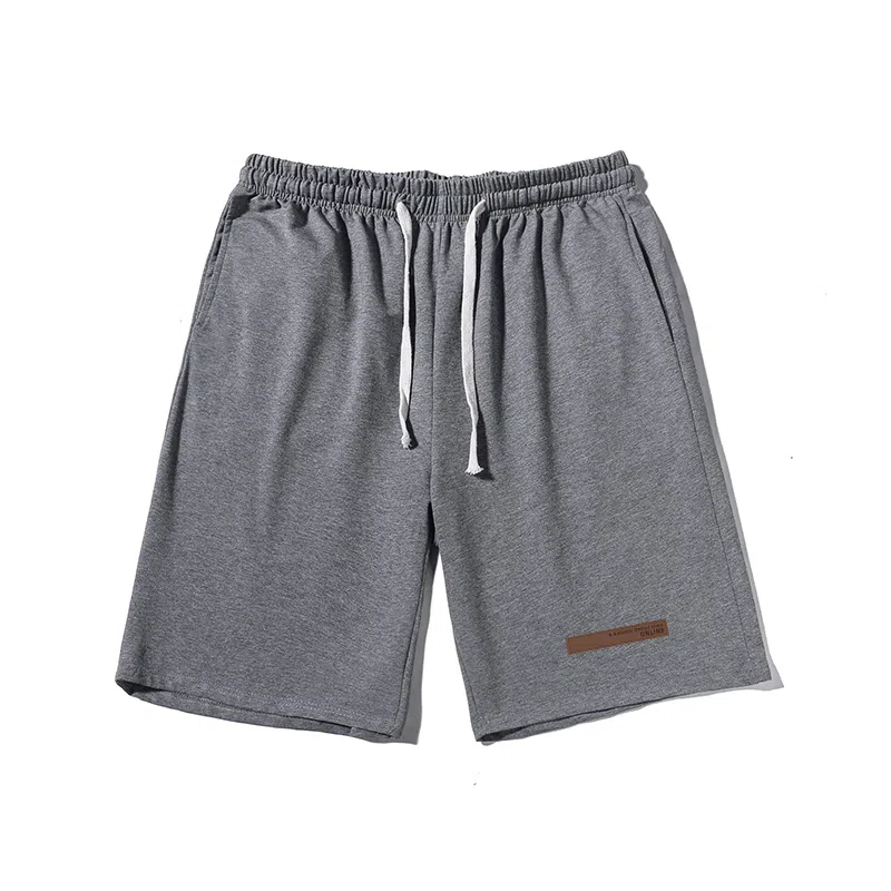 乱步 简约舒适透气百搭系带休闲短裤 男女同款