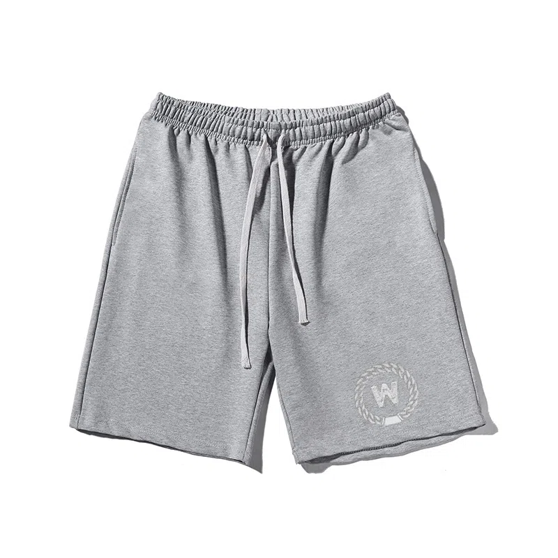 乱步 潮流宽松时尚字母印花潮牌百搭运动透气青少年学生五分裤休闲短裤 男女同款