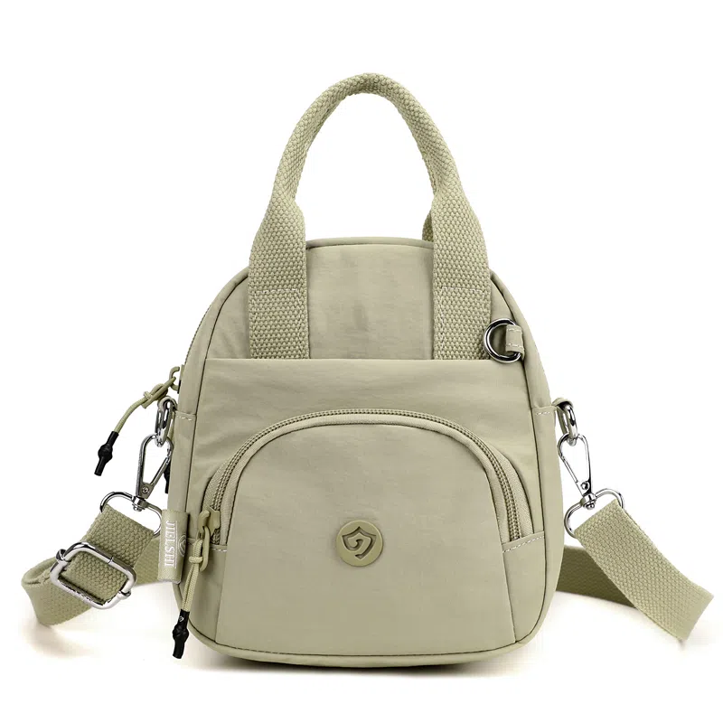 捷朗仕 设计感时尚通勤 尼龙 单肩手提包 小号 女款 多色