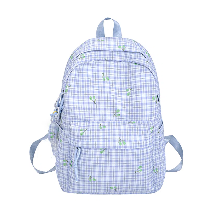 泰格奴 小清新休闲高颜值韩版背包初中高中大学上课百搭 尼龙 双肩包 男女同款情侣款 多色