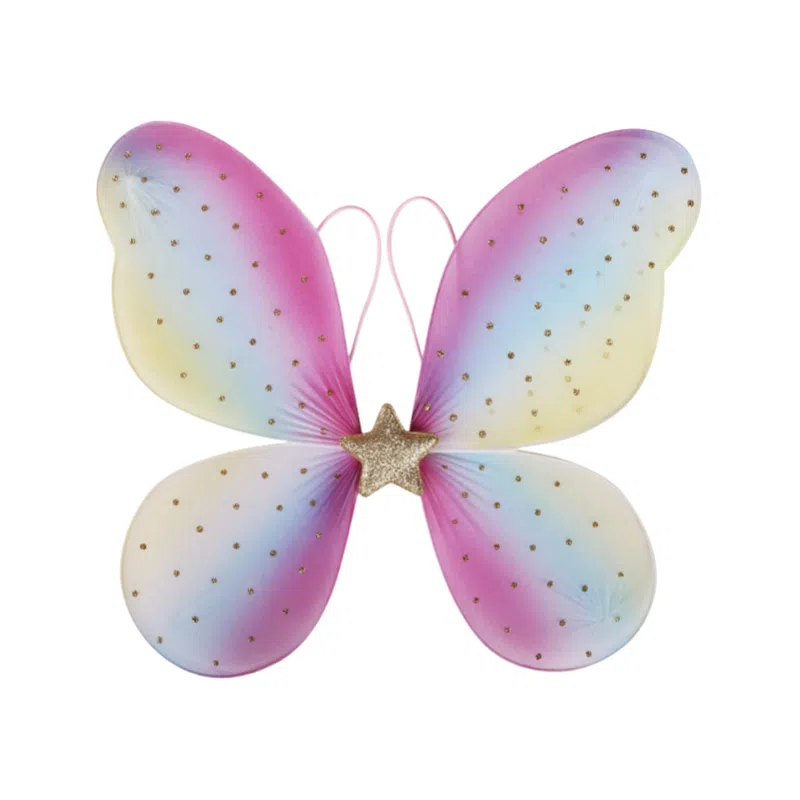 咕轹 炫彩蝴蝶翅膀 天使精灵翅 玩具