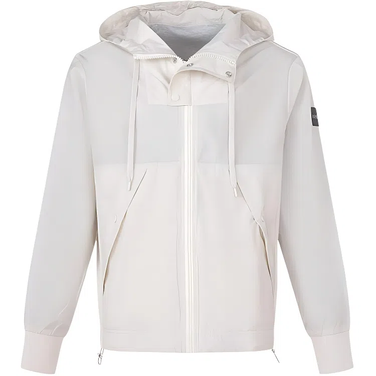 HUGO BOSS Hoodie Jacket Off-White